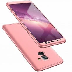 Puzdro 360 Protection ružové – Samsung Galaxy A8 2018