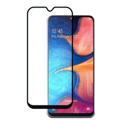 Tvrdené sklo 5D Premium celopovrchové 9H čierne – Samsung Galaxy A20e
