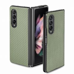 Krytos | Kryt Cross Pattern Slim zelený – Samsung Galaxy Z Fold 3 | Krytos