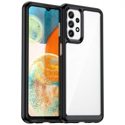 Ochranný kryt Colorful Acrylic case čierny – Samsung Galaxy A23 5G
