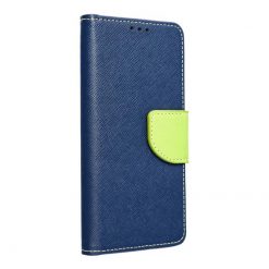 Peňaženkové puzdro Fancy Book modro-limetkové – Samsung Galaxy S23+ (S23 Plus)