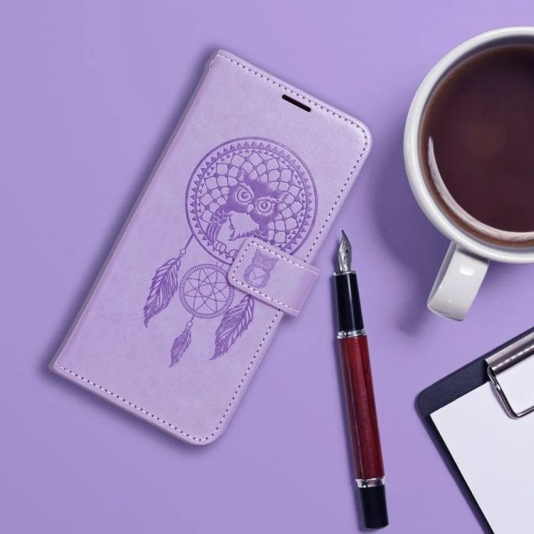 Peňaženkové puzdro Mezzo dreamcatcher fialové – Samsung Galaxy S23+ (S23 Plus) | Krytos Krytos | Peňaženkové puzdro Mezzo dreamcatcher fialové – Samsung Galaxy S23+ (S23 Plus) | Krytos