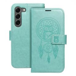 Peňaženkové puzdro Mezzo dreamcatcher zelené – Samsung Galaxy S23+ (S23 Plus)