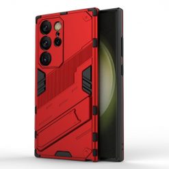 Odolný Kryt Punk armor case červený – Samsung Galaxy S24 Ultra