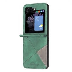 Kryt Rhombus zelený – Samsung Galaxy Z Flip 6 / Z Flip 7 FE