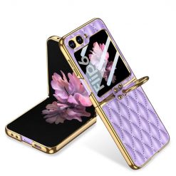 Kryt GKK Fashion Case fialový – Samsung Galaxy Z Flip 6 / Z Flip 7 FE