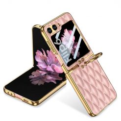 Kryt GKK Fashion Case ružový – Samsung Galaxy Z Flip 6 / Z Flip 7 FE