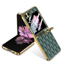 Kryt GKK Fashion Case tmavozelený – Samsung Galaxy Z Flip 6 / Z Flip 7 FE