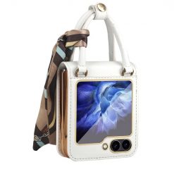 Puzdro Handbag Case biele – Samsung Galaxy Z Flip 6 / Z Flip 7 FE