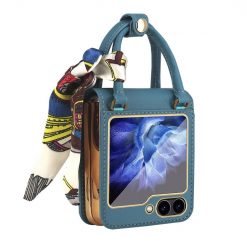 Puzdro Handbag Case zelené – Samsung Galaxy Z Flip 6 / Z Flip 7 FE