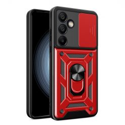 Odolný kryt CamCover Armor červený – Samsung Galaxy S24 FE