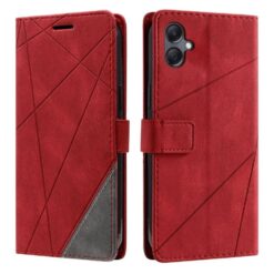 Knižkové puzdro Rhombus červené – Samsung Galaxy A06