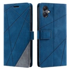Knižkové puzdro Rhombus modré – Samsung Galaxy A06