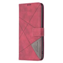 Knižkové puzdro Rhombus červené – Samsung Galaxy Xcover 7 Pro