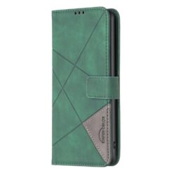 Knižkové puzdro Rhombus zelené – Samsung Galaxy Xcover 7 Pro