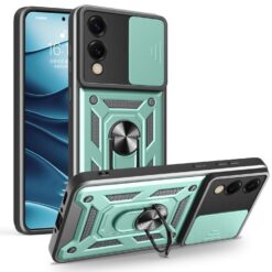 Odolný kryt CamCover Armor zelený – Samsung Galaxy S25 Edge