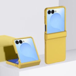 Plastový kryt Solid Color Case žltý – Samsung Galaxy Z Flip 7
