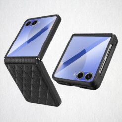 Kryt Lattice Skin case čierny – Samsung Galaxy Z Flip 7