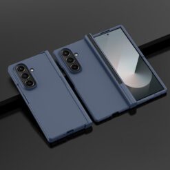 Plastový kryt Solid Color Case tmavomodrý – Samsung Galaxy Z Fold 7