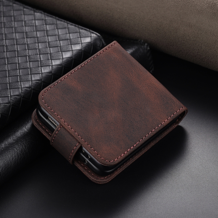 Peňaženkové puzdro AZNS Dream hnedé – Samsung Galaxy Z Flip 7 | Krytos Krytos | Peňaženkové puzdro AZNS Dream hnedé – Samsung Galaxy Z Flip 7 | Krytos