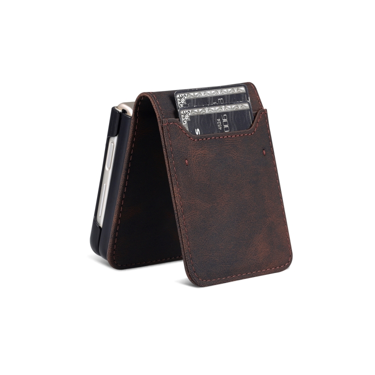 Peňaženkové puzdro AZNS Dream hnedé – Samsung Galaxy Z Flip 7 | Krytos Krytos | Peňaženkové puzdro AZNS Dream hnedé – Samsung Galaxy Z Flip 7 | Krytos