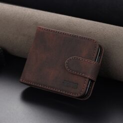 Peňaženkové puzdro AZNS Dream hnedé – Samsung Galaxy Z Flip 7